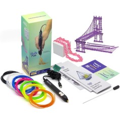 3D-ручка 3Doodler Flow для профессионального использования – Синяя