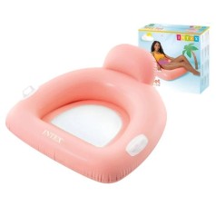 Надувний плотик в коробці 114x107 см (РОЖЕВИЙ)