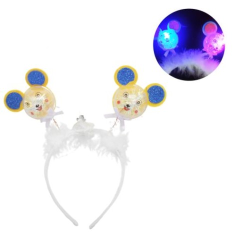 Обруч зі світлом "Мишка", жовтий