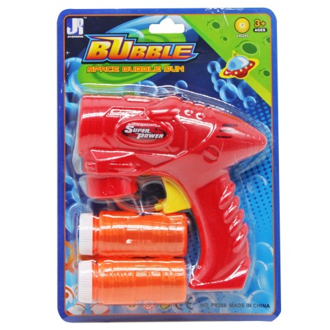 Пістолет з мильними бульбашками, червоний