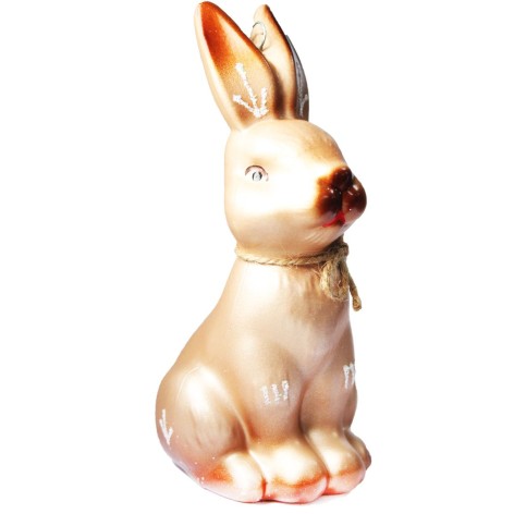 Ялинкова іграшка Зайчик бронзовий