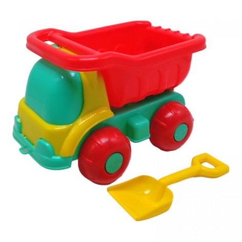 Машинка пластиковая Шмелек бирюзовый+красный