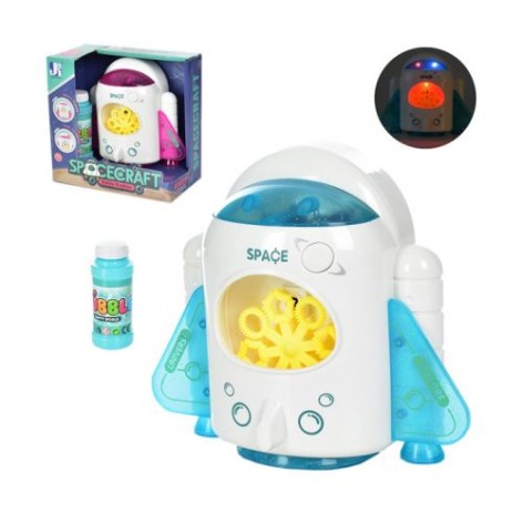 Мыльные пузыри "Космическая ракета", бирюзовая