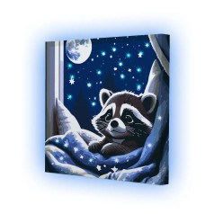 Набор для росписи 25х25 с подсветкой 