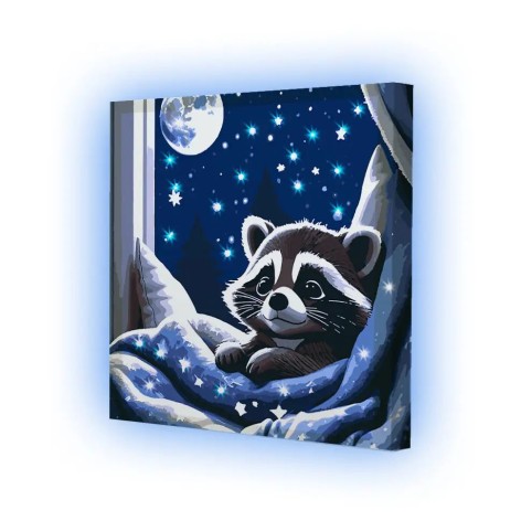 Набор для росписи 25х25 с подсветкой "Дремка"