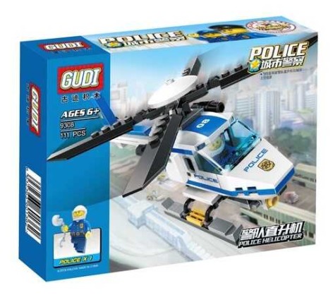 Конструктор 111 деталей, кор. 