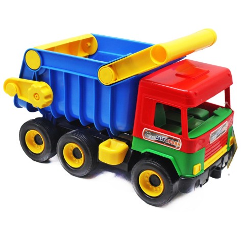 Самосвал Middle truck, красный+синий