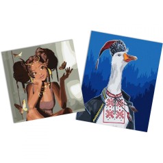 Набір для розпису по номерах.40х50 та 30х40