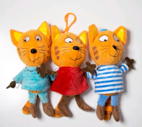 М'яка іграшка ТРИ КОТИ 20см //