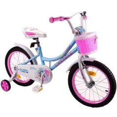 Велосипед дитячий 2-х коліс.12'' 211208 (1 шт) Like2bike Jolly, блакитний, рама сталь, із дзвінком, руч.гальма, збірка 75%