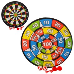 Дартс 35,5см, на липучці, м'ячики 2шт,дротики 2шт,2 види,кул,35,5-36-2см 