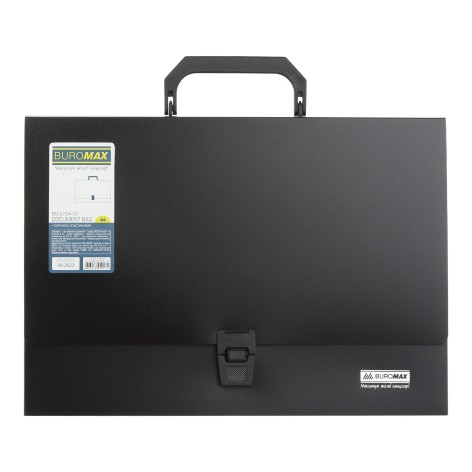 Портфель пластиковый A4/35мм, черный