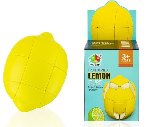 Кубик логика Лимон, в коробке 6*6*8 см