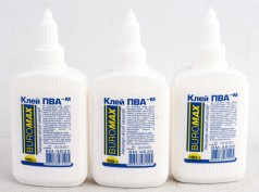 УЦІНКА 30% Клей ПВА 100 мл, ЛЮКС ковпачок-дозатор по 5шт //