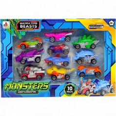 Набір машин (металопластик) "Динозаври"