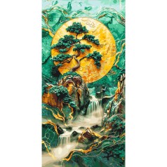 Картина по номерам с красками металлик 