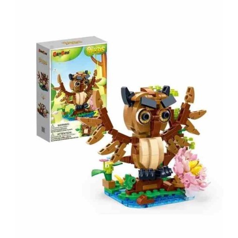 Конструктор "Пташки" (256 елм.) 2в1:Сова/Білка