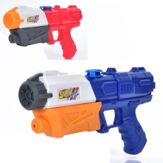 Водяний бластер розмір середній, 27,5см, помпа, 2 кольори, п/е, 35-19-5см 