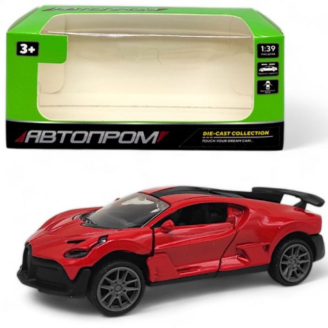 Машина "Автопром. Bugatti Divo" червона
