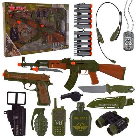 Військовий набір "Military" (зброя, поролонові знаряддя)