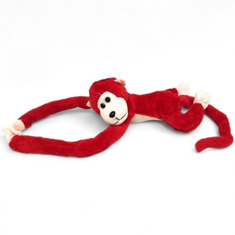 Музичні обіймашки "Мавпочки", червона