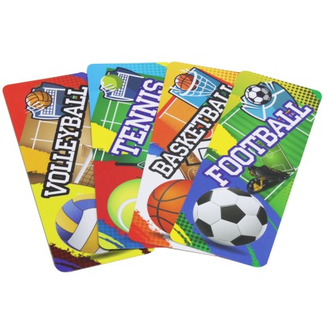 Набор ламинированных закладок "Спорт" (4 шт)