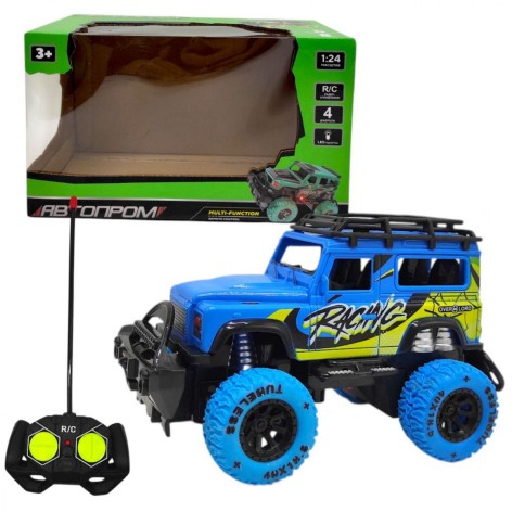 Машина на радиоуправлении "ДЖИП" (СИНИЙ)