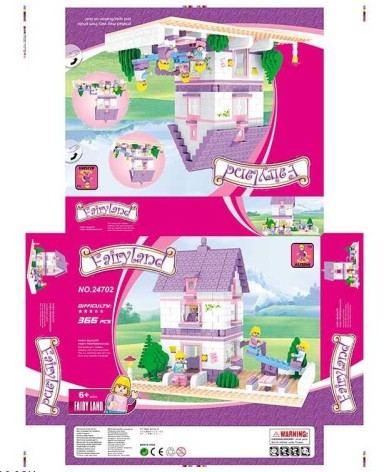 Конструктор AUSINI Країна чудес, 366 деталей, в кор. 