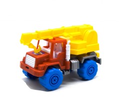 Пластикова машинка Кран червоний