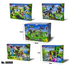 Конструктор Minecraft 66068 (204-210 дет.) /12/48/4шт в кор.