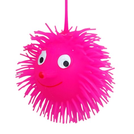 Ігришка-антистрес Їжачок з підсвічуванням малиновий