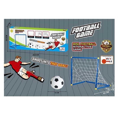 Футбол ворота, м`яч, насос, в кор. /36/