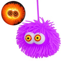 Антистресс-светянка Пучеглазик, фиолетовый