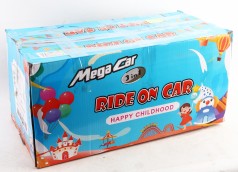 УЦЕНКА 30% Каталка-толокар M 5903L-3 (1шт) 2в1(с батьк.ручкой), музика, світло, шкіра, червоний