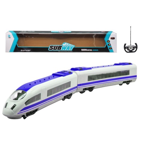 Поезд на радиоуправлении "Subway", синий
