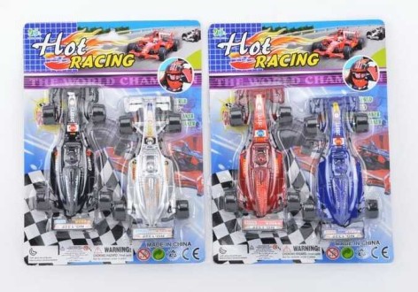 Набір машин 2 види, на листі 