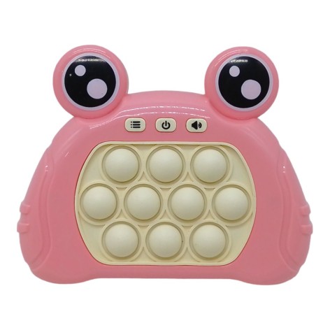 Розважальна гра FINGER PRESS POP-IT CONSOLE жабеня рожеве