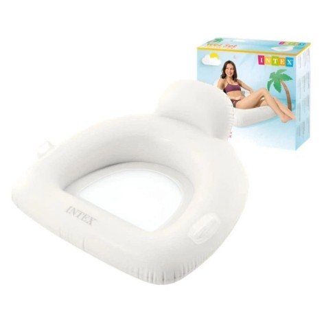 Надувний плотик в коробці 114x107 см (БІЛИЙ)