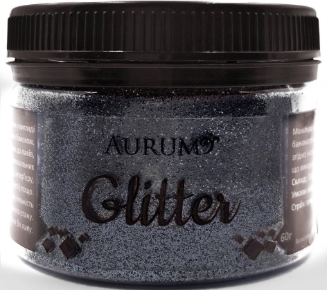 Декоративные блестки Глитер Riviera Blanca "Glitter Aurum" голубой 60 г (GT-01)