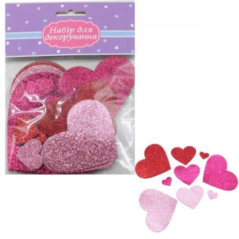 Наклейки с блестками 