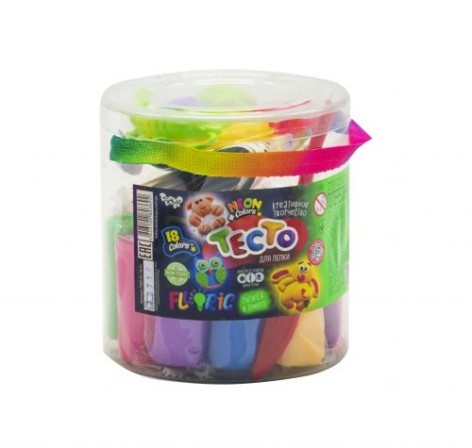 Набор для лепки "Fluoric", 18 цветов (укр)