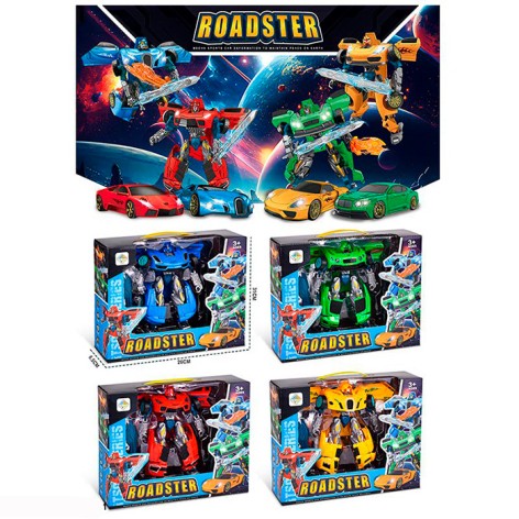 Трансформер робот 21см+машина, 4 види, в кор-ці, 31-26-8,5см 