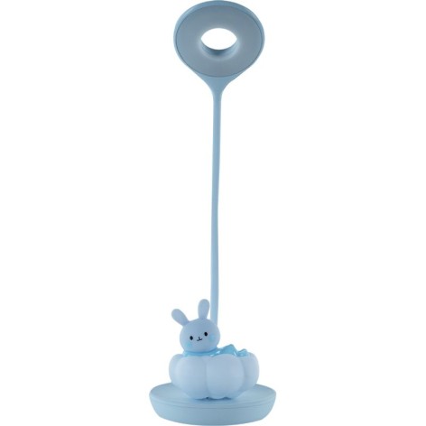 Настільна лампа LED з акумулятором Cloudy Bunny, блакитний