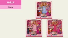 Кукла куколка, коляска, платья, аксес,3 цвета, в коробке 30*5,5*32,5см, 29см