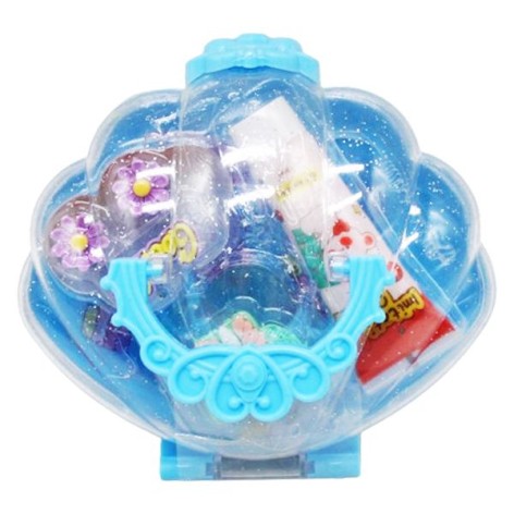 Шкатулка- ракушка, голубая