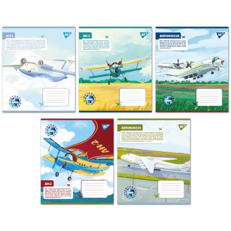 А5/12 кл. Yes Антонов. Моделі, тетрадь учнів. ціна за 25 шт. //