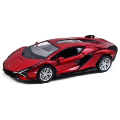 Машинка металева LAMBORGHINI SIAN FKP 37 вишнева