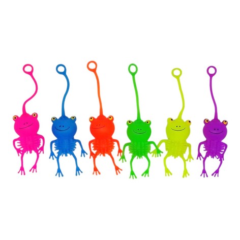 Іграшка антистрес, жабка 6 см світло мікс видів, 1 штука