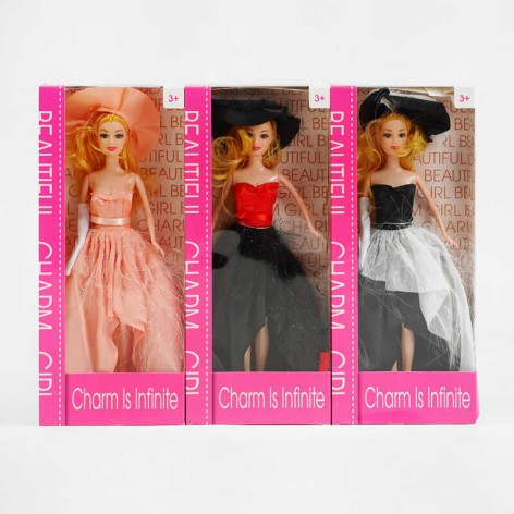 Лялька 3 види, в кор.,  мікс видів 