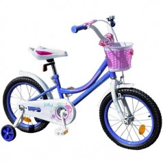 Велосипед детский 2-х колес.12'' 211209 (1 шт) Like2bike Jolly, сиреневый, рама сталь, со звонком, руч.тормоза, сборка 75%